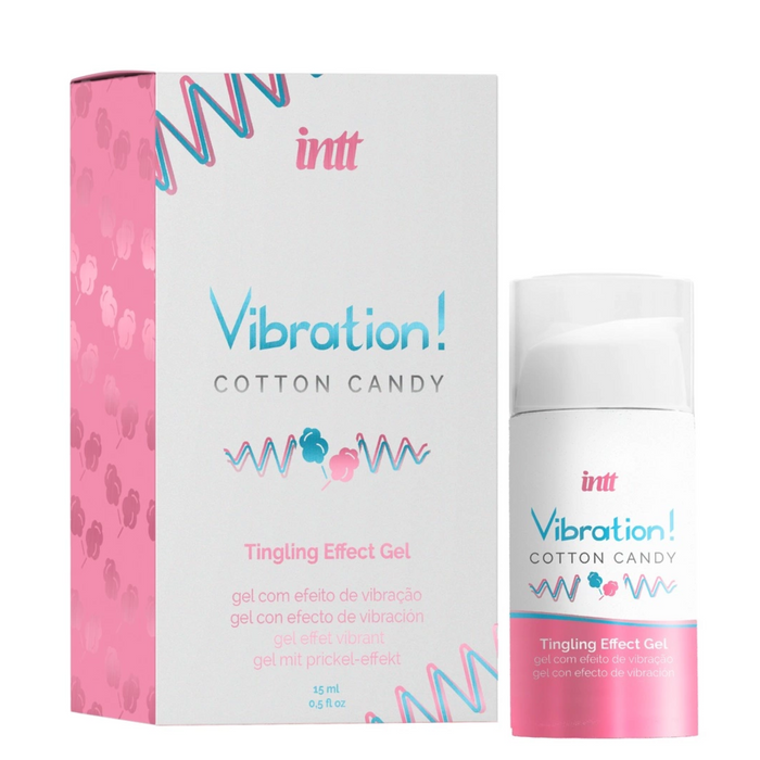 Intt Vibrācija! Cotton Candy stimulants viņam un viņai 15ml