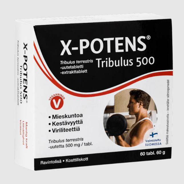 X-Potens Tribulus uztura bagātinātājs, 60 tab. 