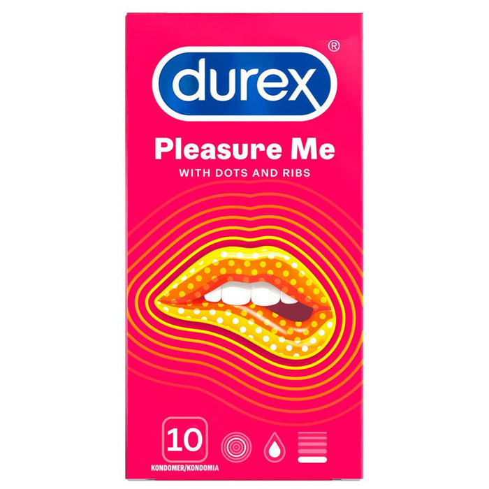 Durex Pleasure max stimulējošie prezervatīvi, 10 gab