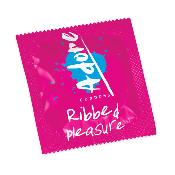 Adore Ribbed Pleasure stimulējošie prezervatīvi 12 gab.