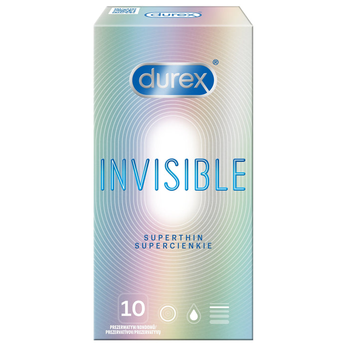 Durex Invisible Close Fit plāni prezervatīvi 10 gab.