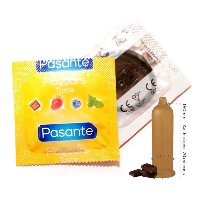 Prezervatīvi Pasante Taste Chocolate 1 gab.