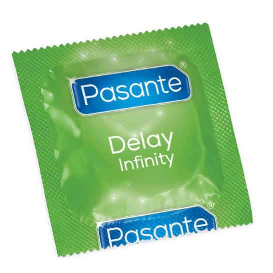 Pasante Infinity prezervatīvi ejakulācijas aizkavēšanai 12 gab.