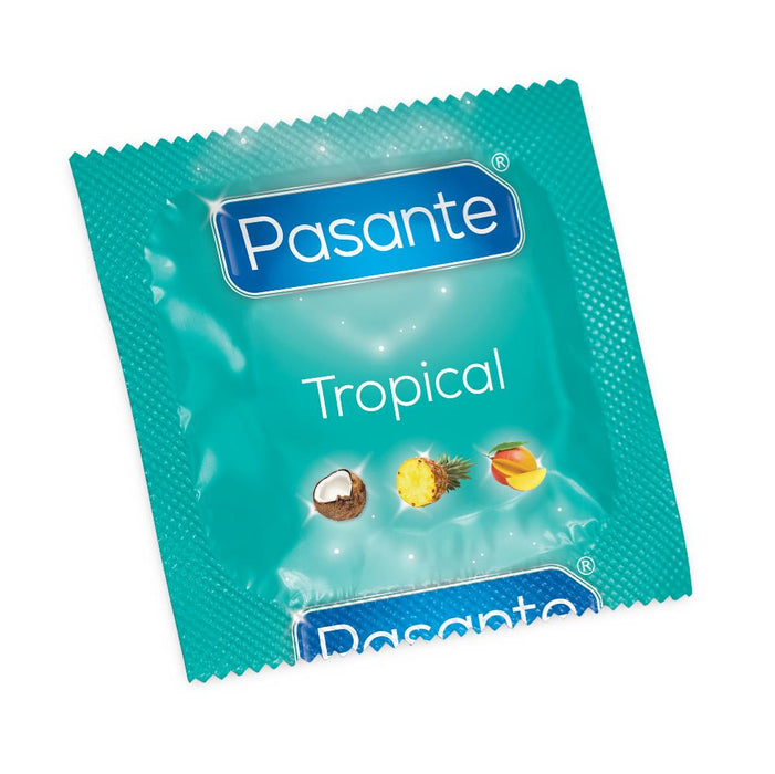 Pasante Tropical dažādu garšu prezervatīvi 3 gab.