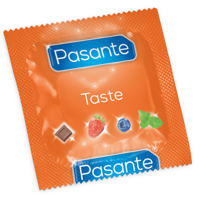 Pasante Taste dažādu garšu prezervatīvi 12 gab.