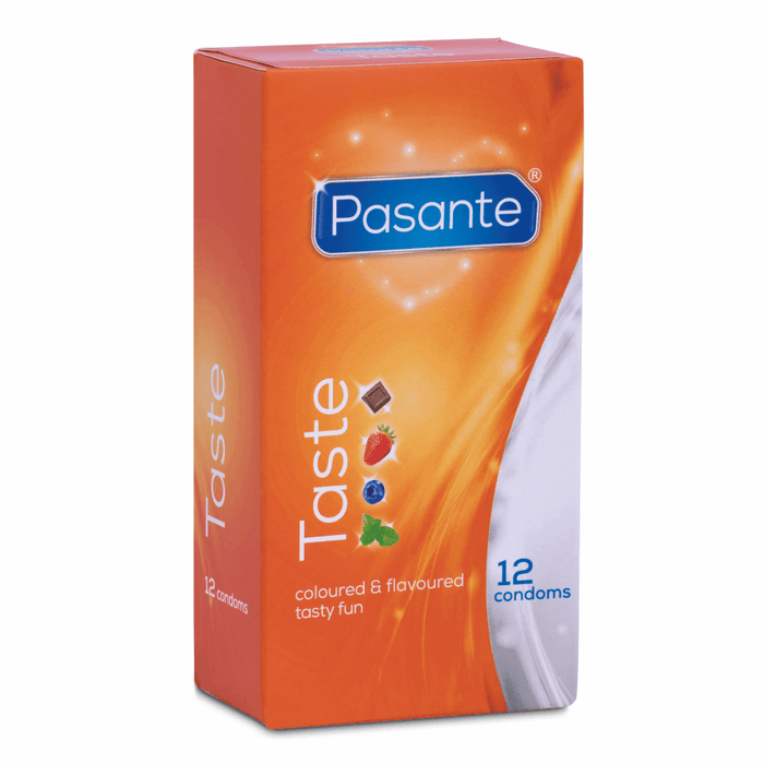 Pasante Taste dažādu garšu prezervatīvi 12 gab.