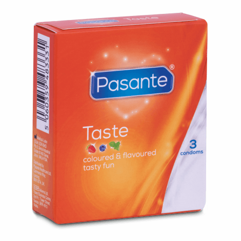 Pasante Taste dažādu garšu prezervatīvi 3 gab.