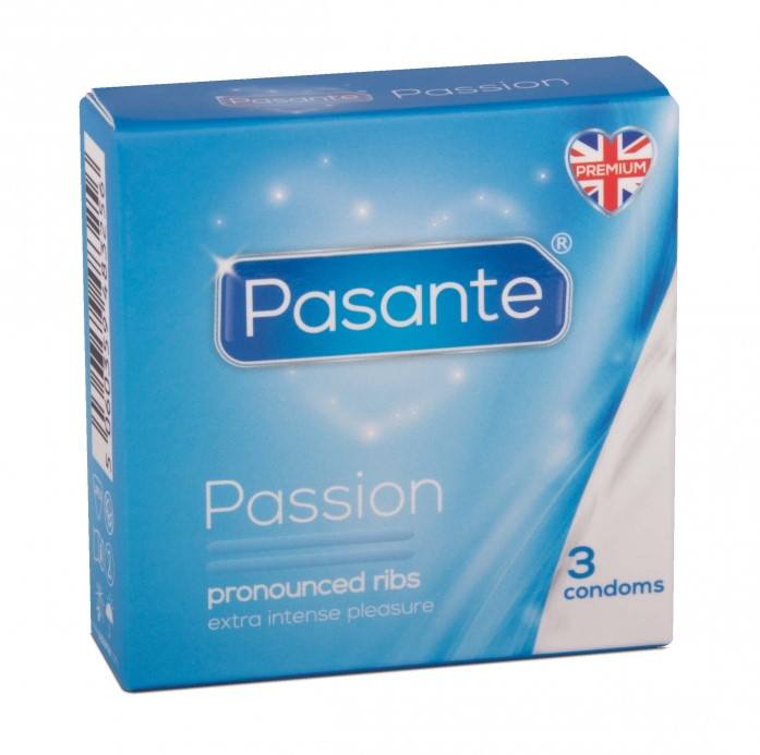 Pasante Passion stimulējošie prezervatīvi 3 gab.